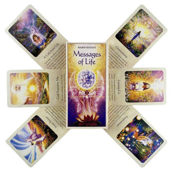 Messages Of Life Tarot Cards A 54 Deck Oracle English Visions Divination Edition Borad Playing Games