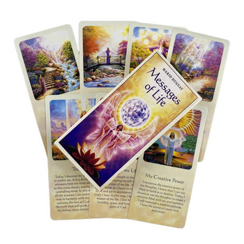 Κάρτες Ταρώ Messages Of Life A 54 Deck Oracle English Visions Divination Edition Borad Παίζοντας παιχνίδια