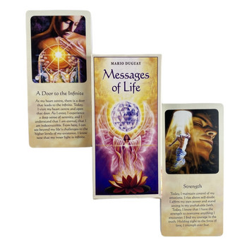 Κάρτες Ταρώ Messages Of Life A 54 Deck Oracle English Visions Divination Edition Borad Παίζοντας παιχνίδια