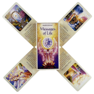 Κάρτες Ταρώ Messages Of Life A 54 Deck Oracle English Visions Divination Edition Borad Παίζοντας παιχνίδια