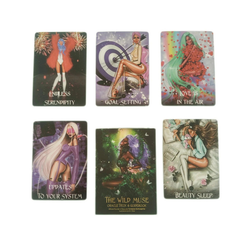 Uus Kuum Wild Muse Oracle peresõpradele Lõbusad ennustamine meelelahutuslikud peolauamängud