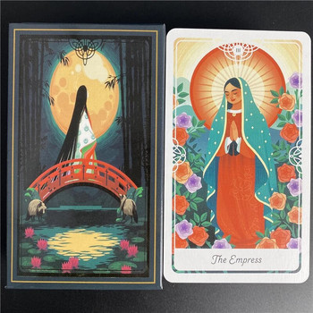 Tarot of the Divine Колоде и електронен наръчник, вдъхновен от фолклора на божествата и приказките от цял свят Игра с карти Таро