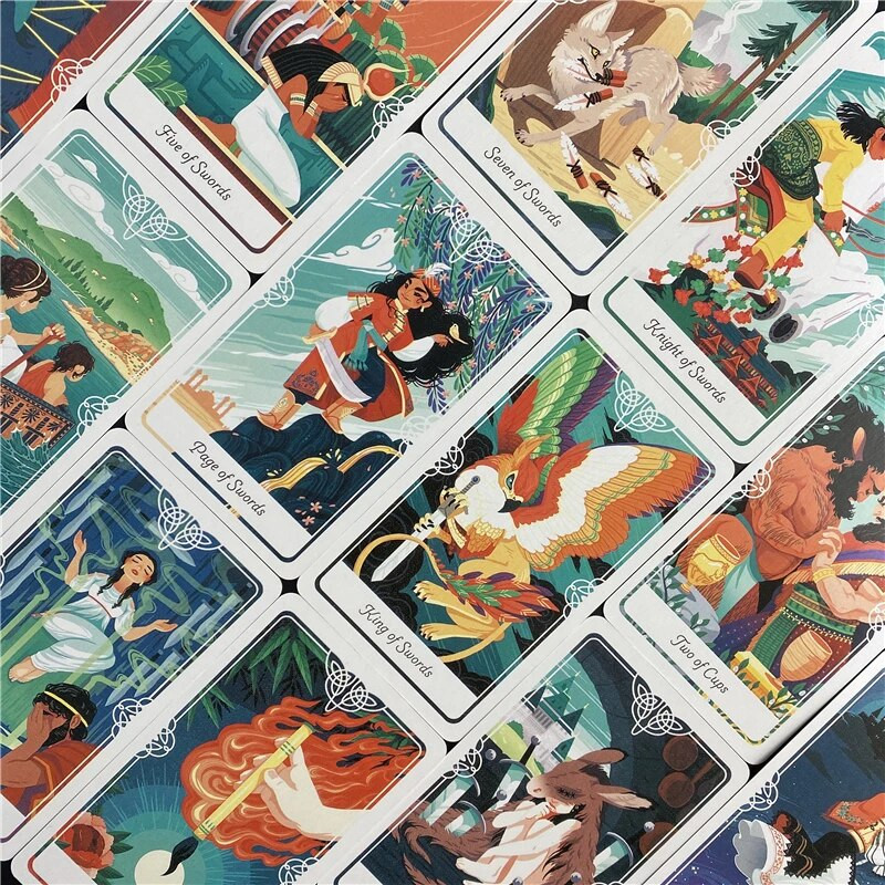 Tarot of the Divine Μια τράπουλα και ηλεκτρονικός οδηγός εμπνευσμένο από θεότητες Λαογραφία και παραμύθια από το παιχνίδι καρτών Ταρώ σε όλο τον κόσμο