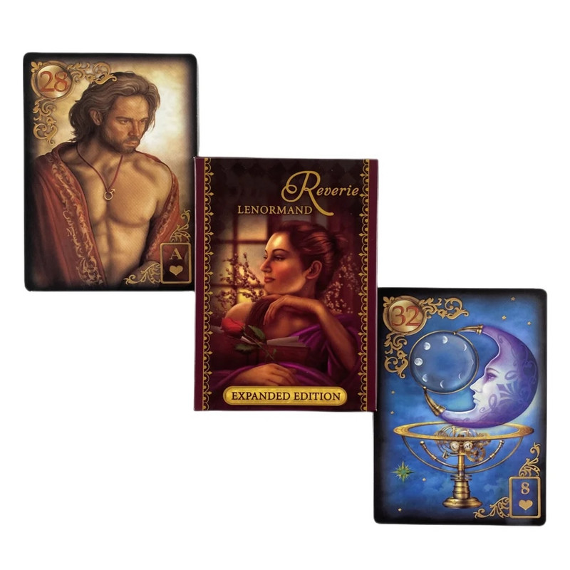 Reverie Lenormand Oracle Cards 47 Tarot English Visiions Ennustamisväljaanne Borad Mängumängud