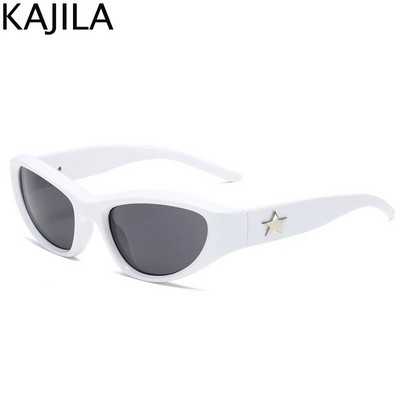 Y2K Star sporta saulesbrilles sievietēm vīriešiem 2023. gada luksusa zīmola Cyber Punk saulesbrilles sievietēm