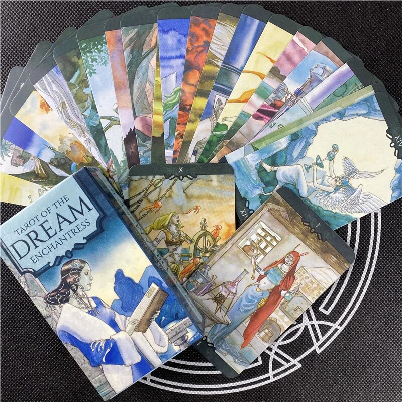 Sapņu burvnieces Orākula kartīte Tarot ar PDF ceļvedi angļu klāja galda spēle personīgai lietošanai, zīlēšana