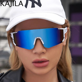 Γυναικεία γυαλιά ηλίου oversized Rimless Sport 2023 Νέα μόδα γυαλιά ηλίου ασπίδα χωρίς πλαίσιο Ανδρικά Γυαλιά βουνού εξωτερικού χώρου