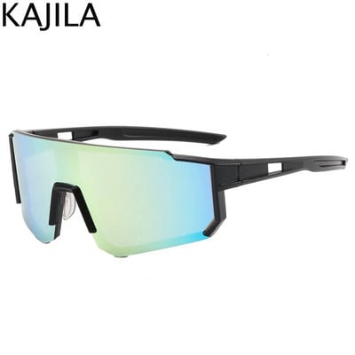 Naiste ülisuured ääristeta spordipäikeseprillid 2023. aasta uus moodne raamita päikeseprillid meestele, jalgrataste maastikuprillid