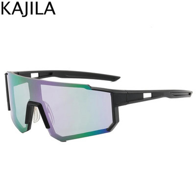 Naiste ülisuured ääristeta spordipäikeseprillid 2023. aasta uus moodne raamita päikeseprillid meestele, jalgrataste maastikuprillid