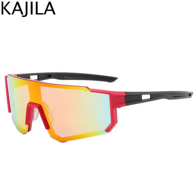 Naiste ülisuured ääristeta spordipäikeseprillid 2023. aasta uus moodne raamita päikeseprillid meestele, jalgrataste maastikuprillid