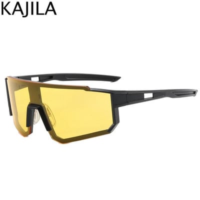 Naiste ülisuured ääristeta spordipäikeseprillid 2023. aasta uus moodne raamita päikeseprillid meestele, jalgrataste maastikuprillid
