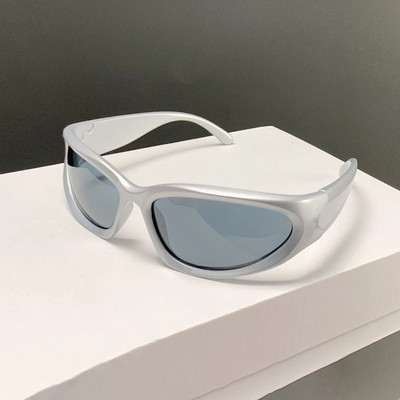 KAMMPT Y2k saulesbrilles vīriešiem sievietēm 2022. gada modes vintage spoguļbrilles zīmola dizains Steampunk UV400 saulesbrilles