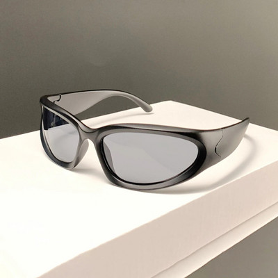 KAMMPT Y2k saulesbrilles vīriešiem sievietēm 2022. gada modes vintage spoguļbrilles zīmola dizains Steampunk UV400 saulesbrilles