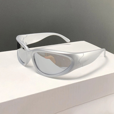 KAMMPT Y2k saulesbrilles vīriešiem sievietēm 2022. gada modes vintage spoguļbrilles zīmola dizains Steampunk UV400 saulesbrilles