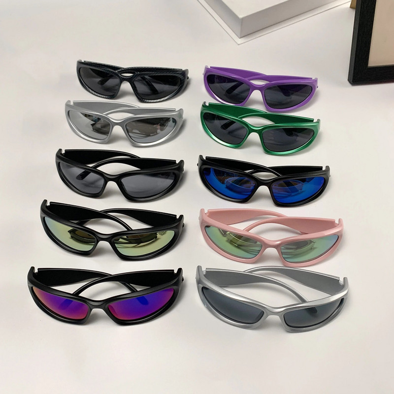 KAMMPT Y2k saulesbrilles vīriešiem sievietēm 2022. gada modes vintage spoguļbrilles zīmola dizains Steampunk UV400 saulesbrilles