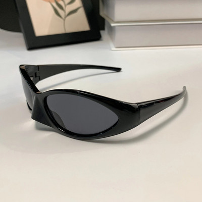 KAMMPT Y2k Goggle Sunglasses 2022 Fashion Vintage Steampunk vīriešu brilles Moderns zīmola dizains UV400 saulesbriļļu toņi sievietēm