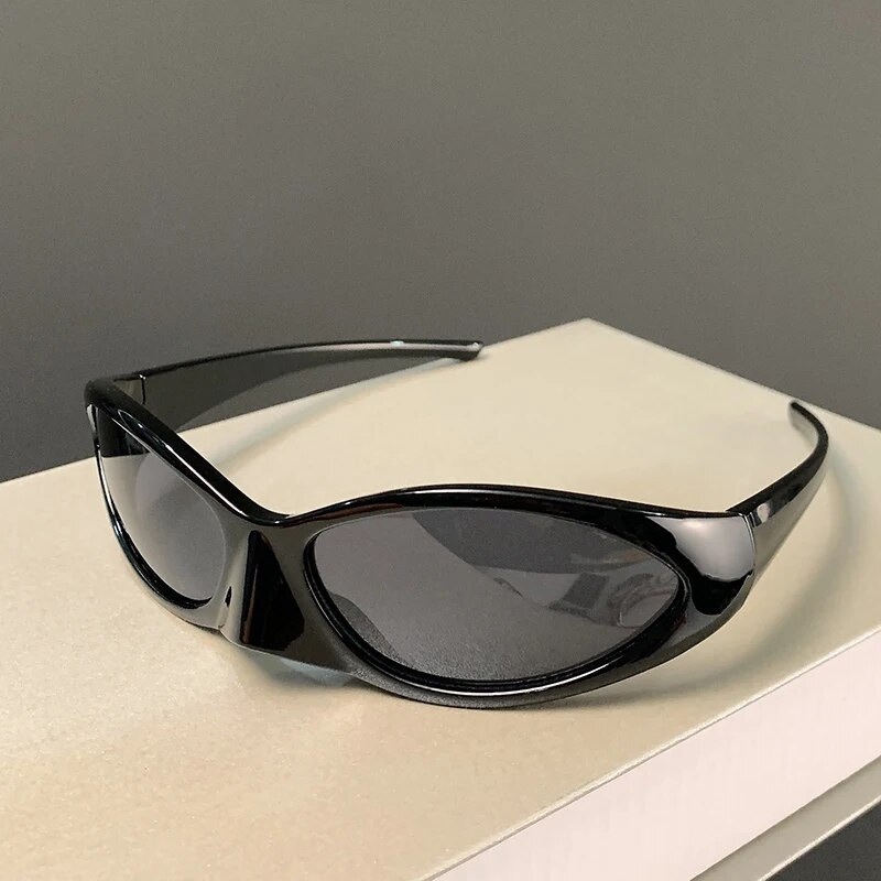 KAMMPT Y2k Goggle Sunglasses 2022 Fashion Vintage Steampunk vīriešu brilles Moderns zīmola dizains UV400 saulesbriļļu toņi sievietēm