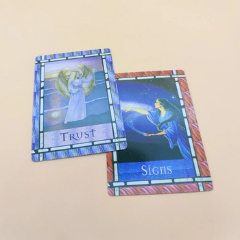 Υψηλής ποιότητας Healing with The Angels Oracle Cards 44-Card Deck Divination Prophet for Fortunetelling Fate Predictions Cards