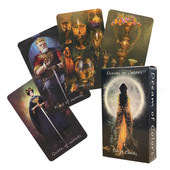 12x7cm sapnis par krāsām Tarot kārtis angļu versija Pravieša Toro klājs