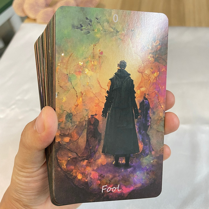 12x7cm sapnis par krāsām Tarot kārtis angļu versija Pravieša Toro klājs
