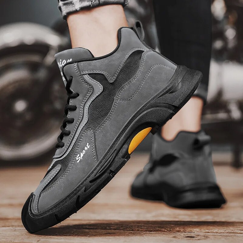 2024 m. rudens žiemos batai Vyriški madingi storu padu laisvalaikio darbo batai Trend lauko neslystantys gatvės sniego alpinizmo sportiniai batai