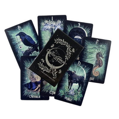 Grand Tableau Lenormand Oracle kārtis Taro zīlēšanas klājs English Vision Edition galda spēle ballītei