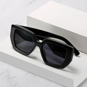 SO&EI Ретро извънгабаритни дамски слънчеви очила с котешко око Модна марка Дизайнерски широки крачоли Сенници за очила UV400 Мъжки цветни слънчеви очила