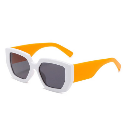 SO&EI Retro lielizmēra kaķu acu sieviešu saulesbrilles Modes zīmola dizainers platas kājas briļļu ēnas UV400 vīriešu krāsainas saulesbrilles