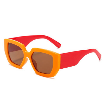 SO&EI Retro lielizmēra kaķu acu sieviešu saulesbrilles Modes zīmola dizainers platas kājas briļļu ēnas UV400 vīriešu krāsainas saulesbrilles