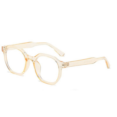 SO&EI Модни квадратни дамски слънчеви очила Vintage Glasses Frame Trending Clear Tea Beige Eyewear Men Shades UV400 Sun Glasses