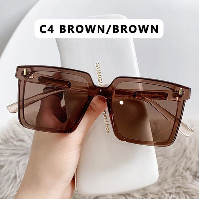 Liela izmēra polaroīda žalūzijas saulesbrilles vīriešiem modes kvadrātveida saulesbrilles retro retro stila brilles sievietēm sievietēm Lentes De Sol