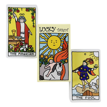 Lucky Tarot Cards Of Rider A 78 Messages Deck Oracle English Visions Divination Edition Borad Игра на игри