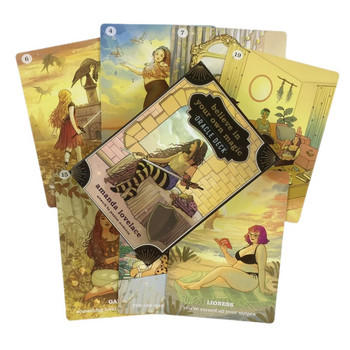 Crystal Angels Oracle Cards Divination Deck English Vision Edition Επιτραπέζιο Ταρώ Παιχνίδι για πάρτι