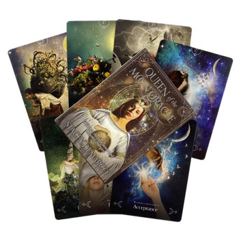 Crystal Angels Oracle Cards Divination Deck English Vision Edition Επιτραπέζιο Ταρώ Παιχνίδι για πάρτι