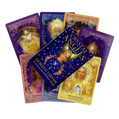 Crystal Angels Oracle Cards Ennustamistekk English Vision Edition Taro lauamäng peoks