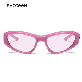 Модни смели Y2K слънчеви очила Дамски звездни декорации Спортни слънчеви очила Мъжки ретро футуристични розови нюанси Нова луксозна марка Streetwear