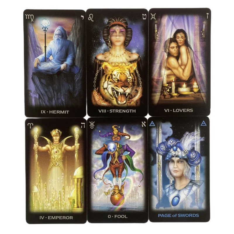 Tarot Of Dreams kārtis 83 klāju Oracle English Visions Divination Edition Borad spēļu spēles