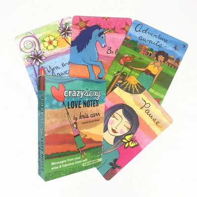 Mystical Manga Cards Tarot Deck Supplies English Board Game Party Playing With PDF Guidebook