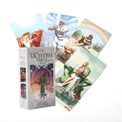 Mystical Manga Cards Tarot Deck Supplies English Board Game Party Playing With PDF Guidebook