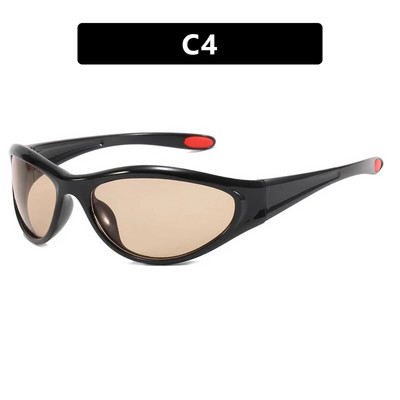 Y2K Mirror Pink Shades Ochelari de sport Vintage Luxury Brand Designer Ochelari de soare Femei Pentru Bărbați Trendy Punk Călărie Conducere Sticla de soare