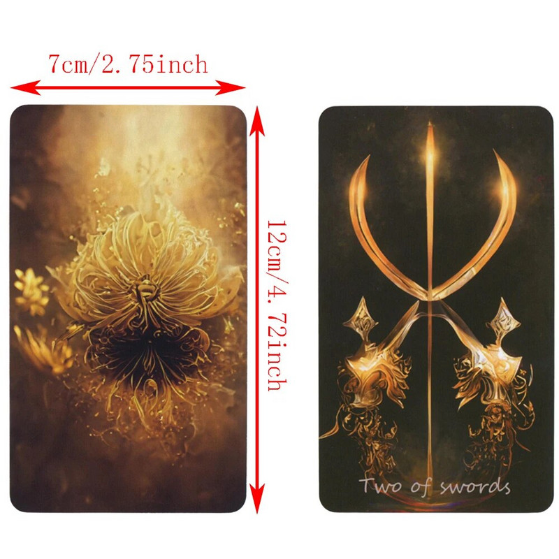 12x7cm San boja Tarot karte Engleska verzija Prorok Toro Špil Proročanstva Proricanje