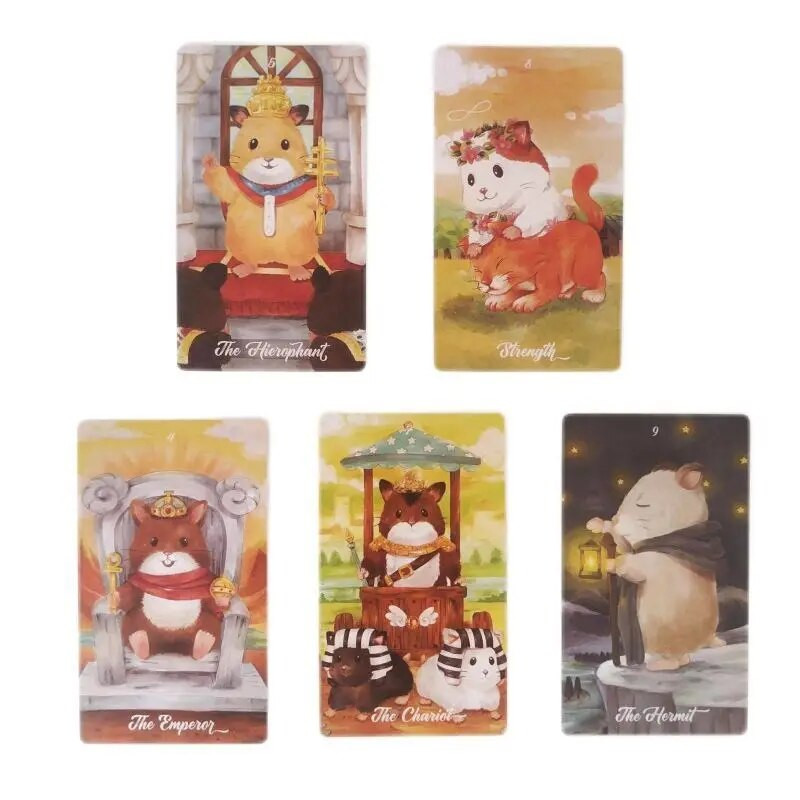 Nauja Taro kortelė 12x7 cm Kumpiai Taro 79 kortelės / rinkinys, skirtas šeimos vakarėliams, pramogoms stalo žaidimas Kortelių žaidimas vaikams žaislai, dovana