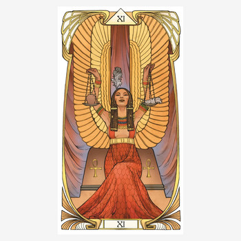 ΝΕΟ Αιγυπτιακό Art Nouveau Tarot Card Oracle Deck 78 τμχ Ταρώ Επιτραπέζιο παιχνίδι Oracle Cards Tarot Deck Divination Astrology