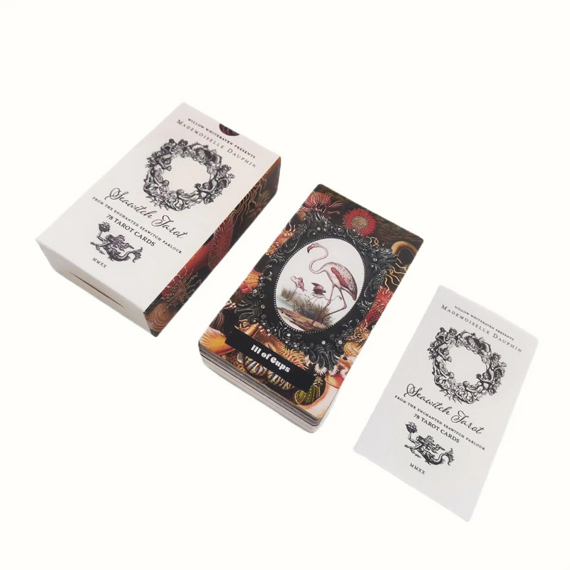 Novi 12*7 cm Seawitch Tarot 78 karata Seawitch Tarot Obiteljska zabava igračke za djecu