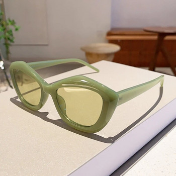 GM LUMIAS Винтидж модни слънчеви очила Дамски 2023 Нови Ins Популярни бонбонени нюанси Модерни смели дизайнерски очила за открито UV400