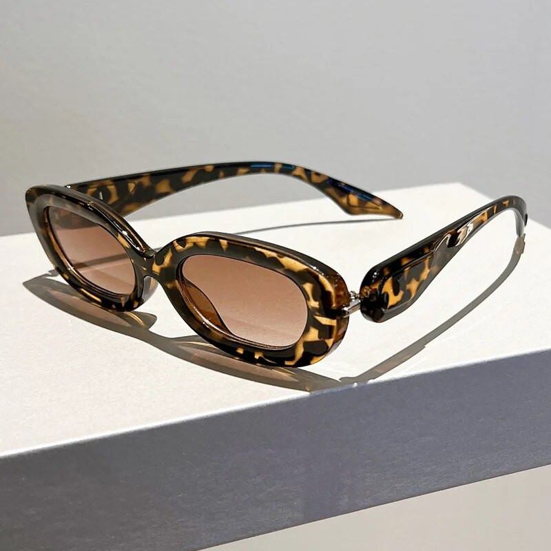 GM LUMIAS Ženske sunčane naočale 2023 Novo u modi Ovalne boje slatkiša Dizajnerske sjenila Naočale Trendy Hip-hop UV400 sunčane naočale