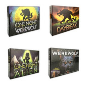 One Night Ultimate libahundikaartide kollektsioon lauamäng Alien Super Villains Editioni tekk peol mängimiseks