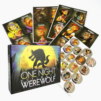 One Night Ultimate Cards Werewolf Collection Επιτραπέζιο παιχνίδι Alien Super Villains Edition Deck για πάρτι