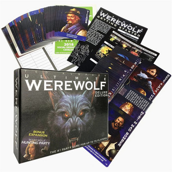 One Night Ultimate Werewolf Cards Collection Настолна игра Alien Super Villains Edition Deck за парти игра