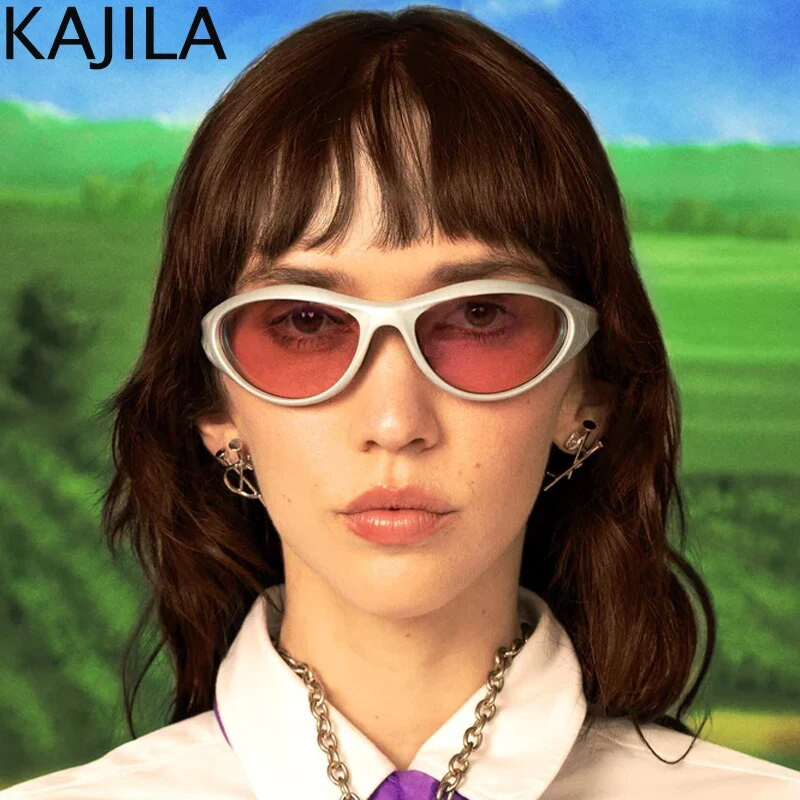 Y2K sporta panku saulesbrilles sievietēm vīriešiem, 2000. gada retro stila saulesbrilles sievietēm 2023. g. luksusa zīmola Wraparound Steampunk briļļu ēnas